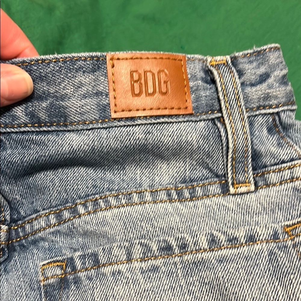 BDG Women's Blue Denim Shorts - Picture 5 of 5